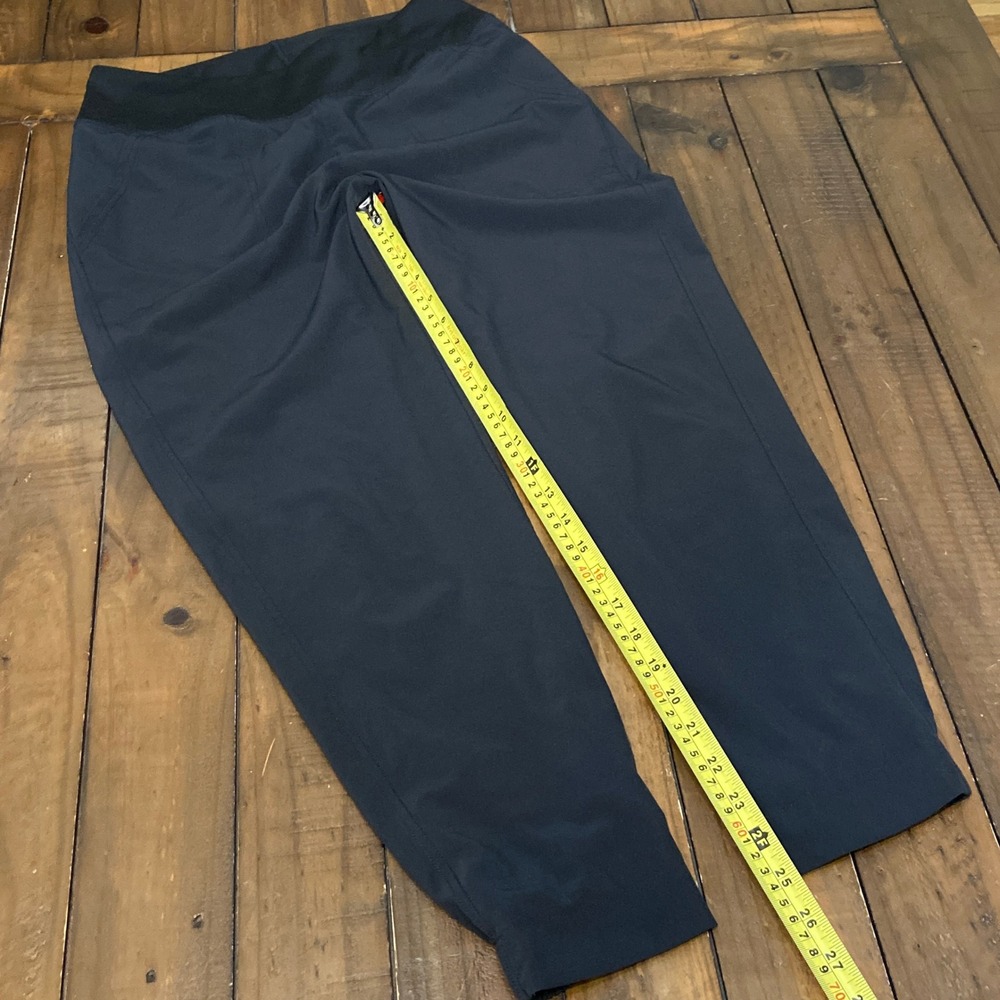 Patagonia Happy Hike Studio Pants Black Joggers Wmns Small 55265 Stretch Hiking - Picture 9 of 9